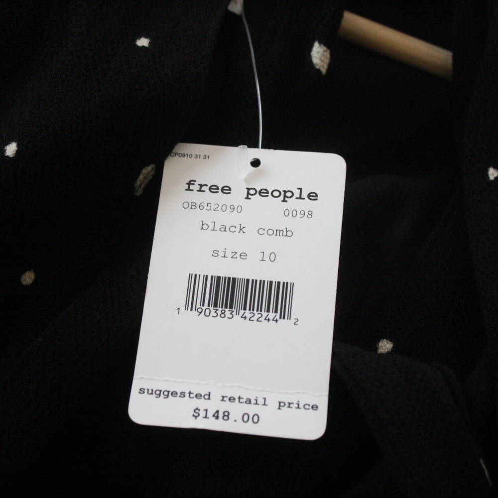 NWT Free People Abbie Printed Mini Dress - Picture 7 of 8
